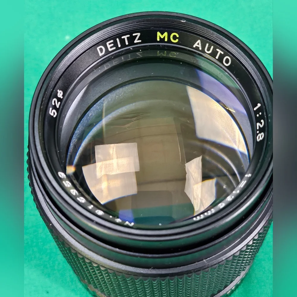 Deitz 135mm MC Zoom 1:2.8 Camera Lens Canon FD Mount‎ With Case No. 815359